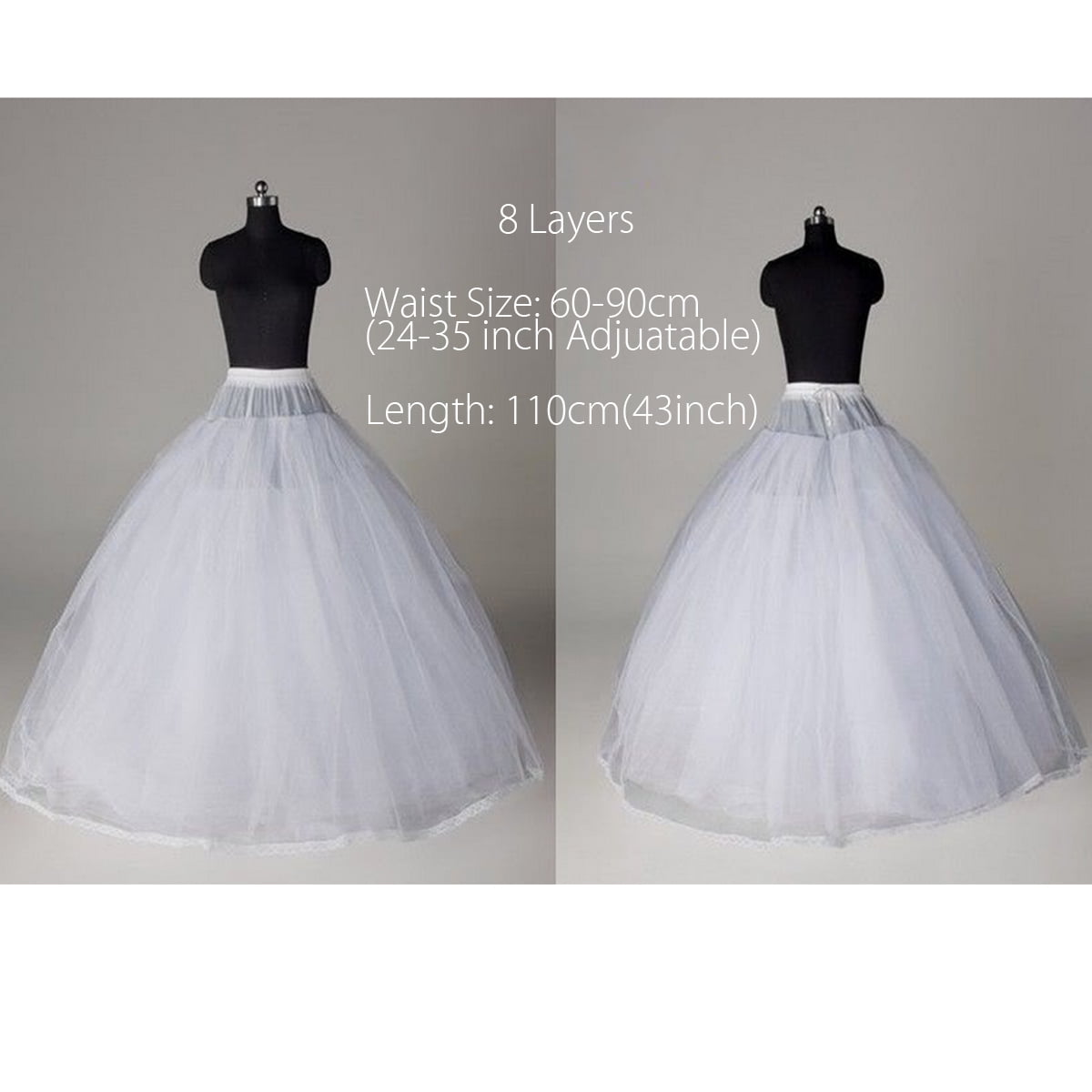 Colored Petticoats for Wedding Long Dresses