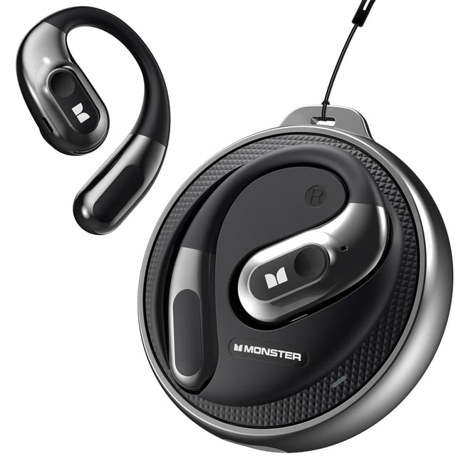 Auriculares inalámbricos Monster Open Ear Buds Bluetooth 5.4 negros