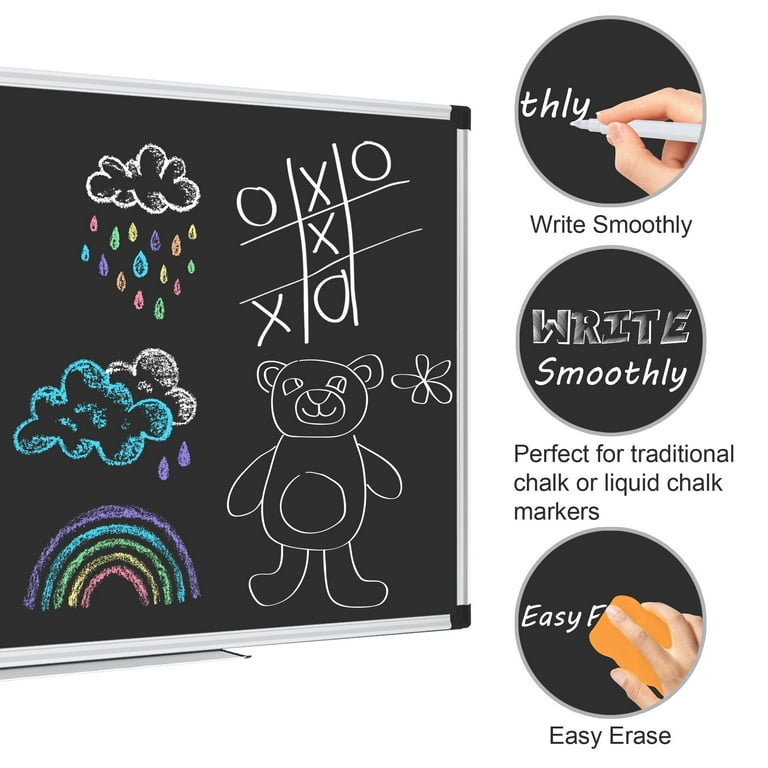 60x40 Double Door Magnetic Black Dry Erase Board Outdoor Message