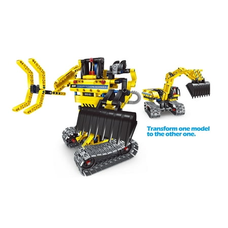 Board No More! Building Blocks Bricks Construction Truck Kit STEM Toy Excavator  301pcs