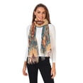 thumbnail image 2 of Pattern Traditional and Vintage Winter Scarf for Women Fashion Warm Long Soft Blanket Scarves Gifts, 2 of 10