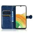 thumbnail image 5 of Wallet Case for Samsung Galaxy A33 5G 6.4 Inch, Polky Dot Pattern Premium PU Leather Drop Resistant Shockproof Protective Flip Case with Card Slots Holder Kickstand Magnetic Bracket Folio Cover,Blue, 5 of 9