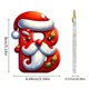 thumbnail image 4 of Adorno navideño con 26 letras de Avdjesfny, adornos navideños de la A a la Z, letras decorativas colgantes para árbol de Navidad., 4 of 7