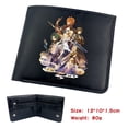 thumbnail image 2 of Cartera Genshins Impacts, de poliuretano, delgada y plegable, para personajes de anime, 2 of 2