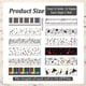 thumbnail image 2 of 12 rollos de cinta adhesiva con notas musicales, color blanco y negro, para guitarra, piano, notas musicales, teclas, ritmo, cintas de enmascarar, pegatinas decorativas de papel para teclado., 2 of 9