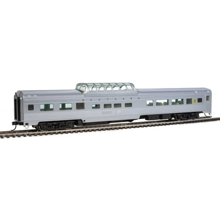 Ho 85' Full Dome - Walthers HO Scale 85' Budd Dome Coach Southern Railway (Silver)