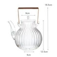 thumbnail image 3 of Tetera de 750 ml Juego de té de Kung Tetera Transparente Resistente al calor portátil para café Leche Té floreciente Té chino Baoblaze Tetera de gran capacidad, 3 of 7