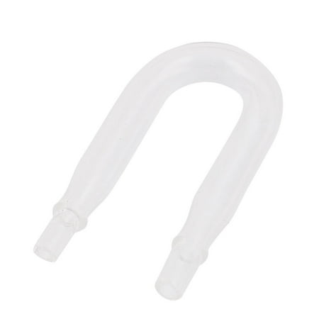 Co2 Tube - Clear U Shaped Glass Tube Bend for Aquarium Fish Tank Co2 Oxygen Tubing
