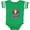 Football Green and White, variant on Inktastic Mardi Gras Princess Girls Baby Bodysuit