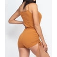 thumbnail image 3 of Drawstring Ruched Spaghetti Strap Romper, 3 of 3