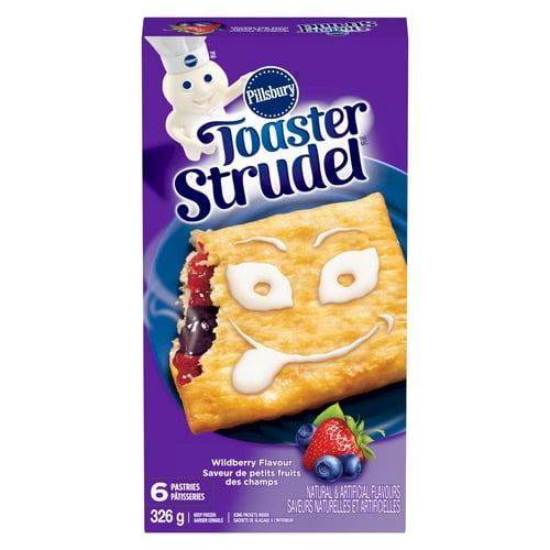Pâtisseries de petits fruits Toaster Strudel de Pillsbury 6 pâtisseries, 326 g