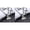 Silver 2PCS, variant on Nordic Hatchet Mjolnir Thor Viking Gothic Chain Necklace Pendant Jewelry
