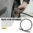 thumbnail image 2 of Unique Bargains 80cm Tire Inflator Hose Adapter Locking Tube Air Valve Chuck for Car Vehicle Universal, 2 of 7