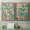 thumbnail image 5 of Pink and Green Birds of Paradise I - Premium Framed Canvas 2 Piece Set - Ready to Hang, 5 of 7