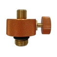 thumbnail image 2 of Almencla Adaptateur de Poêle de Camping Conversion Robuste en Métal Antirouille avec Bouton de Réglage Convertisseur d'Entrée de Réservoir pour Sac à Dos Camping Randonnée Orange, 2 of 8