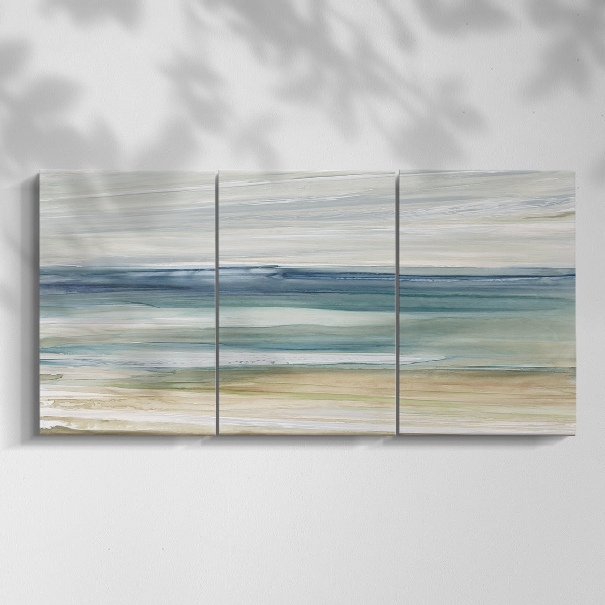 Wexford Home Ocean Breeze - 32" x 64" Multi-Piece Canvas Art, Ready to Hang