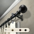 thumbnail image 3 of InStyleDesign  Desmond Adjustable Curtain Rod Satin Nickel 48 to 84 inches Silver Finish, 3 of 5