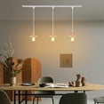 thumbnail image 6 of Kiven H-Type Track Lighting, 1-Light Modern Halo Track Pendant Light,Dimmable H Track Light Pedant for Bedroom Kitchen Island Cafe, Cord length 39.4",Copper Finish, 6 of 7