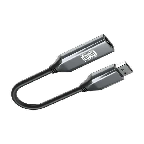 DisplayPort 1.4 to HDMI 2.1 8K/60Hz or HDR Active Adapter - Walmart.com