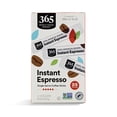thumbnail image 1 of 365 by Whole Foods Market, Instant Espresso, Dark Roast, 25 Single Serve Coffee Sticks, 2.65 Ounces, 1 of 2