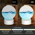 thumbnail image 3 of Daiia Crystal Clear Water Splash Pattern Acrylic Night Light, LED Touch Light, Bedroom Night Light, Soft Glowing Lamp Perfect Gift for Mother's Day, Birthday, or Christmas, 3 of 9
