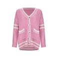 thumbnail image 2 of Vedolay Casual Jackets Womens Casual Jacket Casual Long Sleeve Casual Jacket with Pockets,Pink One Size, 2 of 5