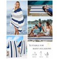thumbnail image 5 of Navy Blue Grey Beach Towels Oversized Super Absorbent, Farmhouse Watercolor Modern Geometric Lightweight Bath Towel Quick Dry Sets For Bathroom/Pool/Rv Camping/Beach Play/Gym Room/Picnic 35"x70", 5 of 8