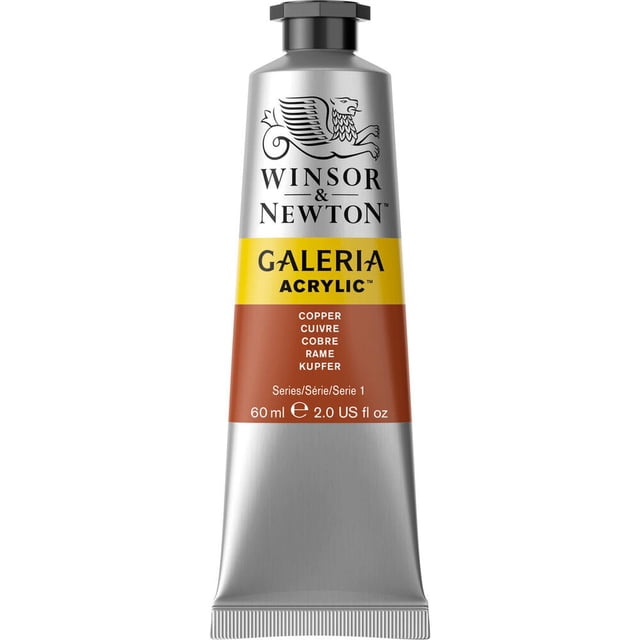Pintura Acrílica Galería 60ml GRIS #465 Winsor & Newton negro SIN TAMAÑO