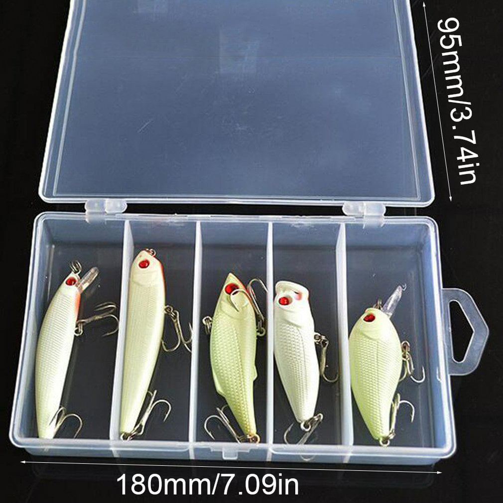 Details about   Luminous Plastic Minnow Fish Lure Crank bait Glow-in-the-Dark 5 styles 
