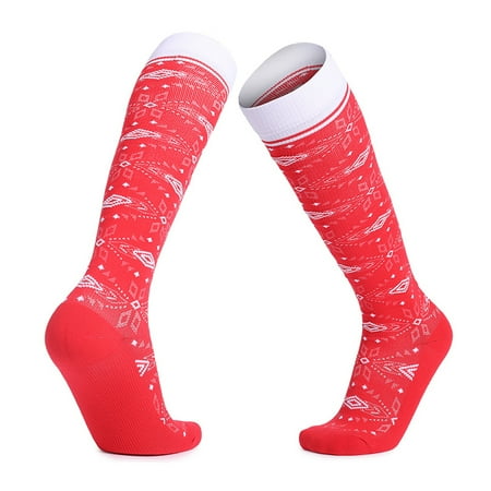 

Over the Calf Sport Socks for Men and Women Moisture Wicking Tall Cushioned Boot Socks style4，G194695