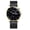 Starry sky gold case, blue dial, black mesh strap, variant on Men's watch, business casual men's watch, quartz watch, fashionable men's watch, new men's wristwatch
