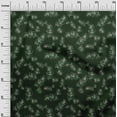 thumbnail image 3 of oneOone Cotton Poplin Dark Green Fabric Leaves Sewing Fabric By The Yard Printed Diy Clothing Sewing Supplies 42 Inch Wide, 3 of 6