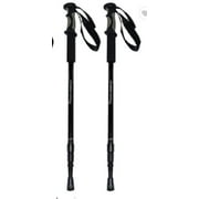 Trekking Poles - Collapsible Anti Shock Light Weight Aluminum For Hiking/Walking - FREE Carry Bag With 4 Different Trekking Pole Tips - One Year NO BS Warranty From Premium Products Corp.