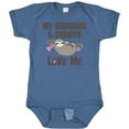 thumbnail image 3 of Inktastic Grandma and Grandpa Love Me Sloth Girls Baby Bodysuit, 3 of 5