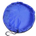 thumbnail image 1 of Children Toy Cushion Toy Storage Bag Large Clean Organizer Play Pad Durable Building Block Toy Storage Bag Outdoor Mat Blue diameter 45cm, 1 of 6