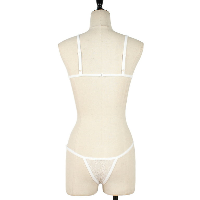 Hermissia Women Lingerie Underwear Set Sleepwear Panties Bar Lace