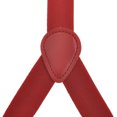 thumbnail image 5 of Toptie Unisex Suspenders Solid Color Y-Back Clip Suspender - 1 Inch Wide-Red, 5 of 7
