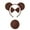 Coffee, variant on ZPAQI Bear Hair Band Headband Plush Bear Ear Hair Hoop Costume Accessory