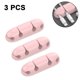 thumbnail image 1 of Organizador de cable de datos de escritorio 3pcs-CR04 rosa Adepaton 221371-3, 1 of 9