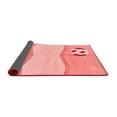 thumbnail image 2 of Ahgly Company Indoor Square Abstract Red Modern Area Rugs, 7' Square, 2 of 4