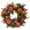 B, variant on Dserhfy Autumn Peony Pumpkin Wreath Artificial Twig Garland Vintage Floral Garland Seasonal Door Hanger for Thanksgiving Harvest Decor