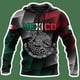 thumbnail image 3 of Sudadera con capucha con estampado 3D de la bandera de México para hombre, sudadera informal de camuflaje, sudadera con capucha de gran tamaño para hombre y mujer, ropa deportiva para hombre, 3 of 5