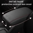 thumbnail image 3 of Funda de reposabrazos AOMSAZTO para Nissan Sentra 2020-2025 negro/rojo, 3 of 6