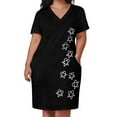 thumbnail image 3 of Vestido holgado con bolsillos Heartagram Shower (blanco) para fiesta de graduación, ropa de mujer, mono de verano para mujer, vestido de mujer, verano 2025, 3 of 7