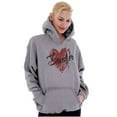 thumbnail image 3 of Heartbreaker Funny Valentines Day Hoodie Sweatshirt Women Brisco Brands S, 3 of 6
