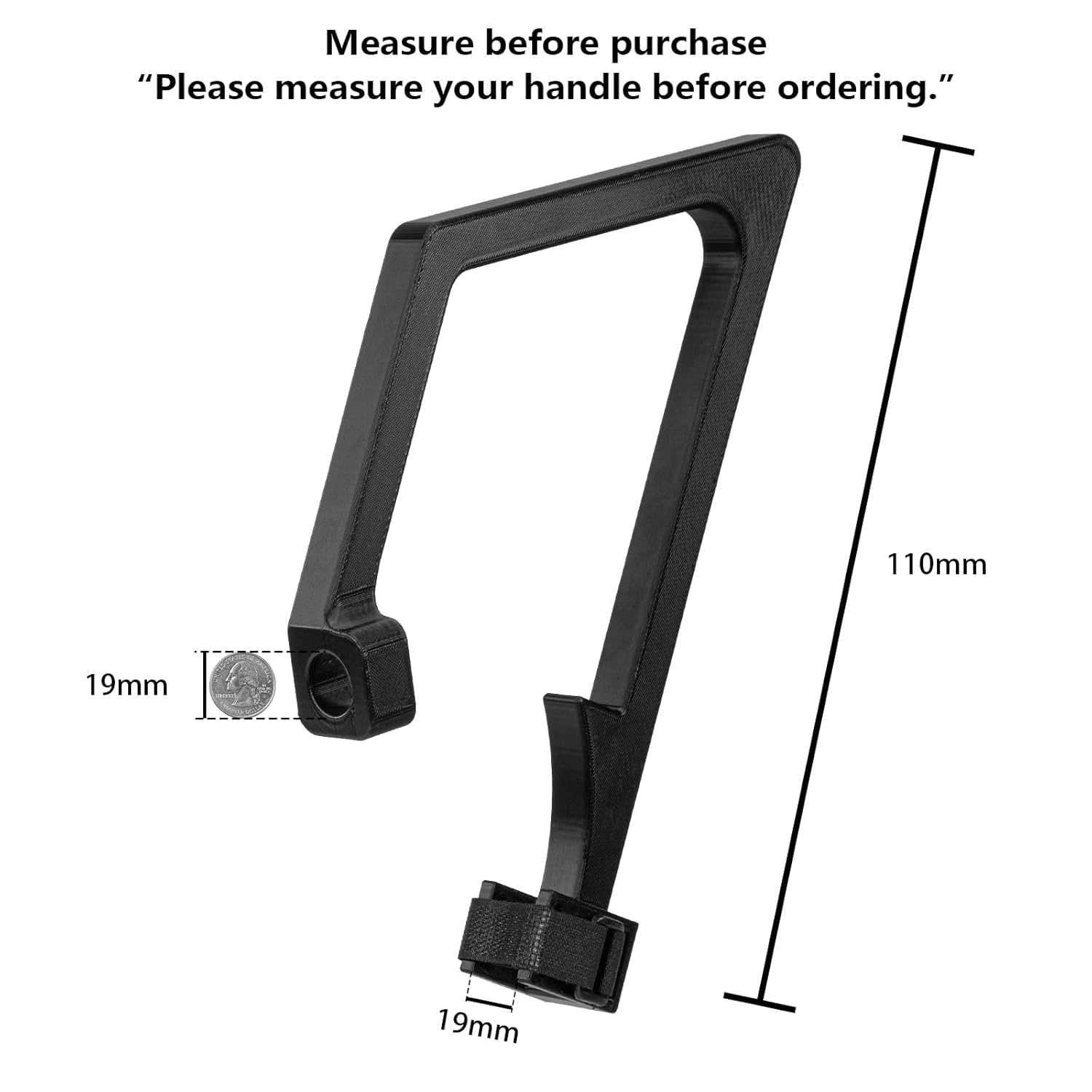 Handle Extensions Compatible with Cosco Umbrella Stroller, Stroller Handle Extenders for Tall Parents, Universal Stroller Handle Raisers, Adjustable Push Bar Lengthener