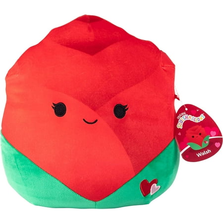 Squishmallows 12" Walsh The Rose, Valentine's Day Plush - Official Kellytoy - Adorable Flower Stuffed Animal Toy - Great Gift for Kids