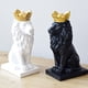 thumbnail image 3 of Estatua de León Dorado Yuarrent Hecha a Mano Decoración del Hogar Única y Elegante Oro, 3 of 6