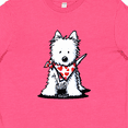 thumbnail image 4 of Inktastic Westie in Bandana Youth T-Shirt, 4 of 5