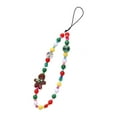thumbnail image 3 of Elegante correa para teléfono con dije para la muñeca, funda para teléfono, bolso de mano, colgante para mujer Con 2 cuentas transparentes, 3 of 9